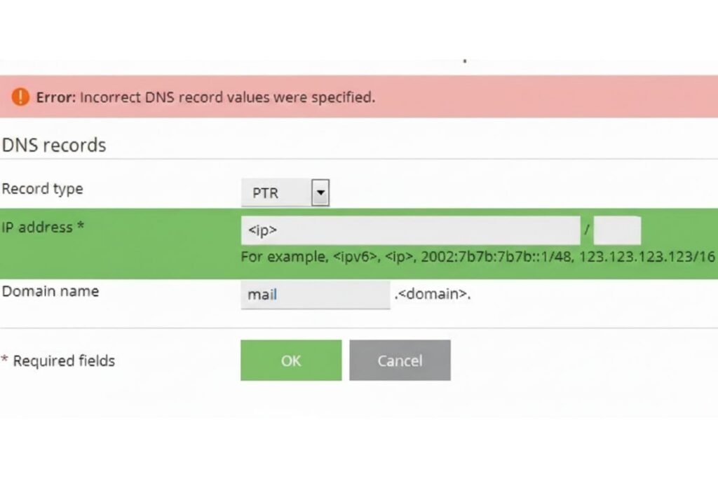 IPv6 Reverse DNS Lookup