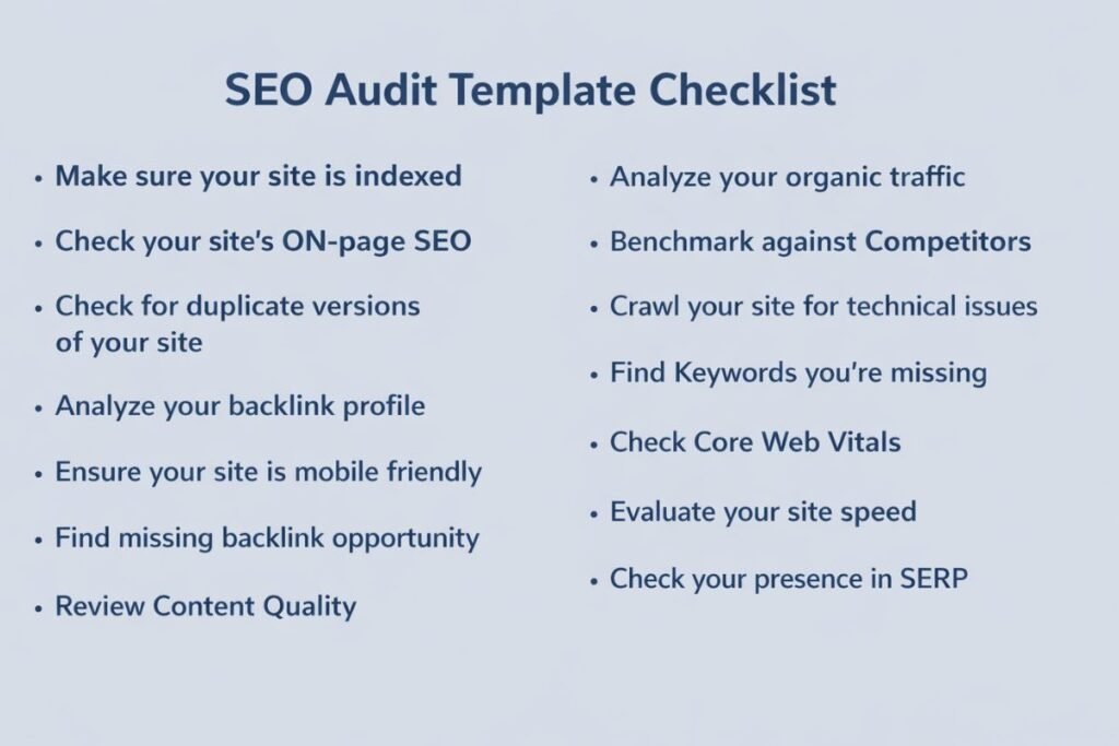 SEO Audit Template